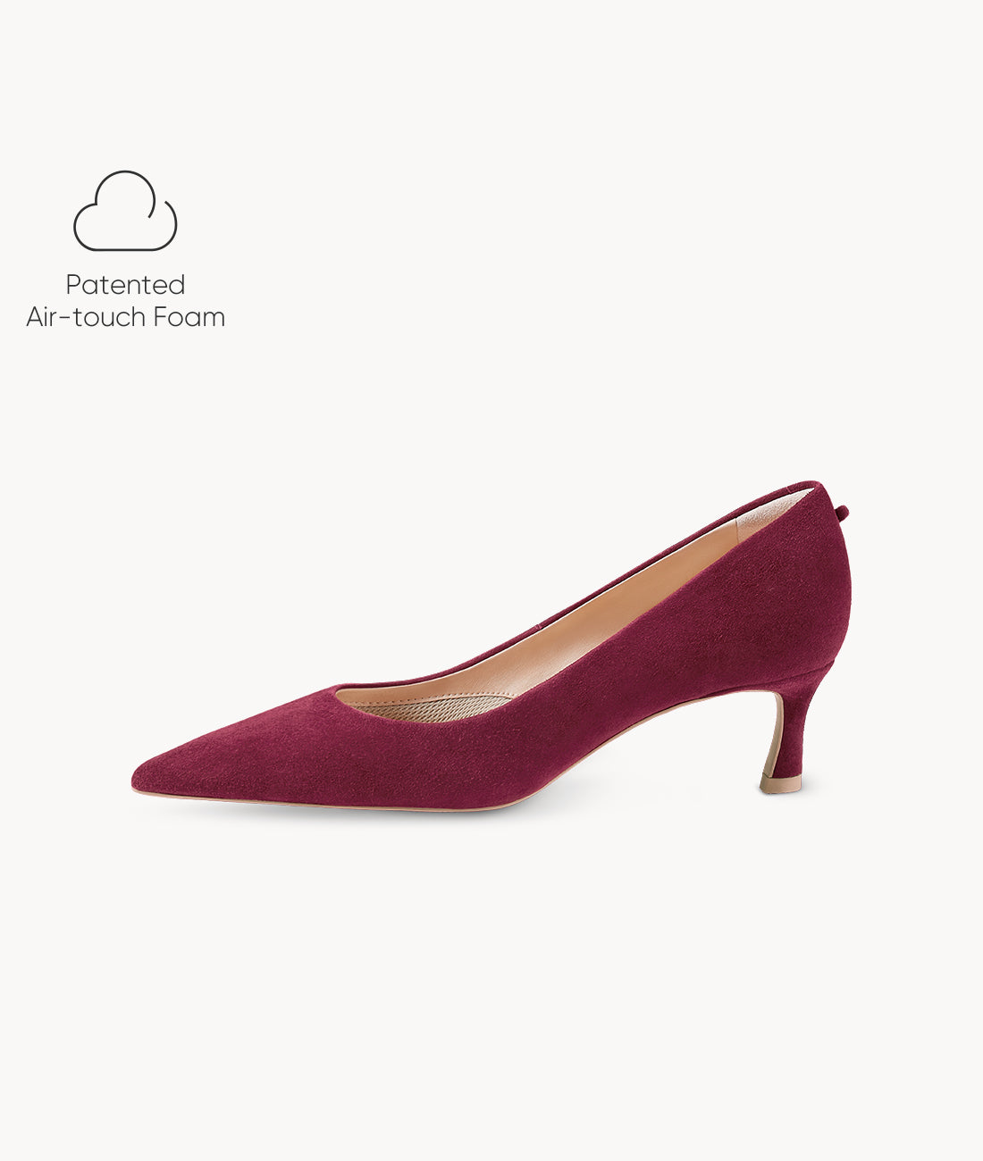 Burgundy heels sales wide fit