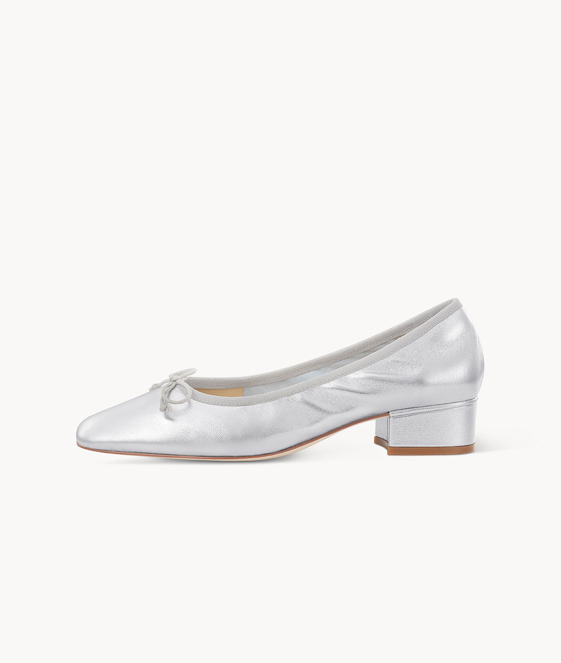 7or9 - Silver Roll Ballet Pump - Pumps