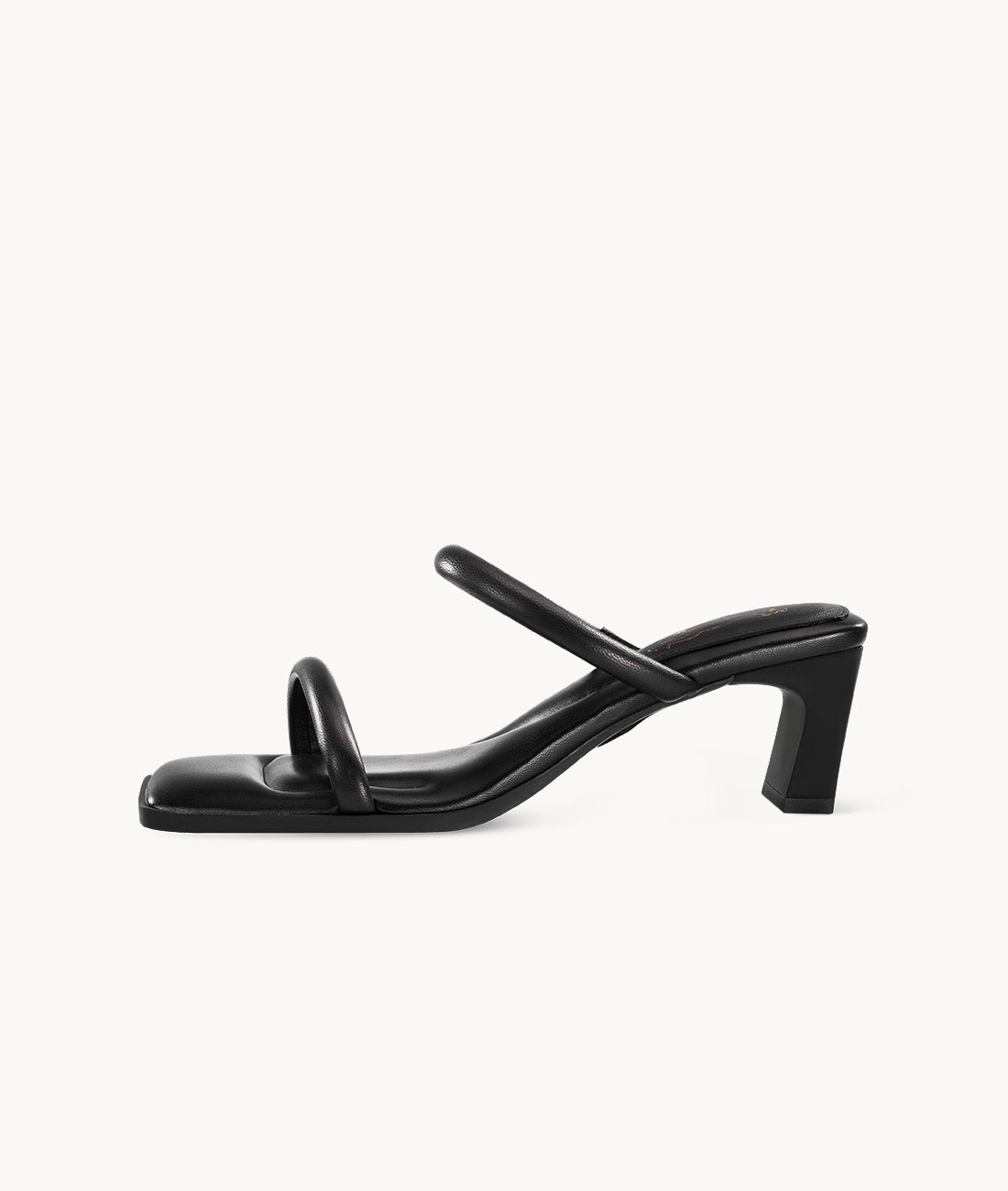 Black womens leather sandals