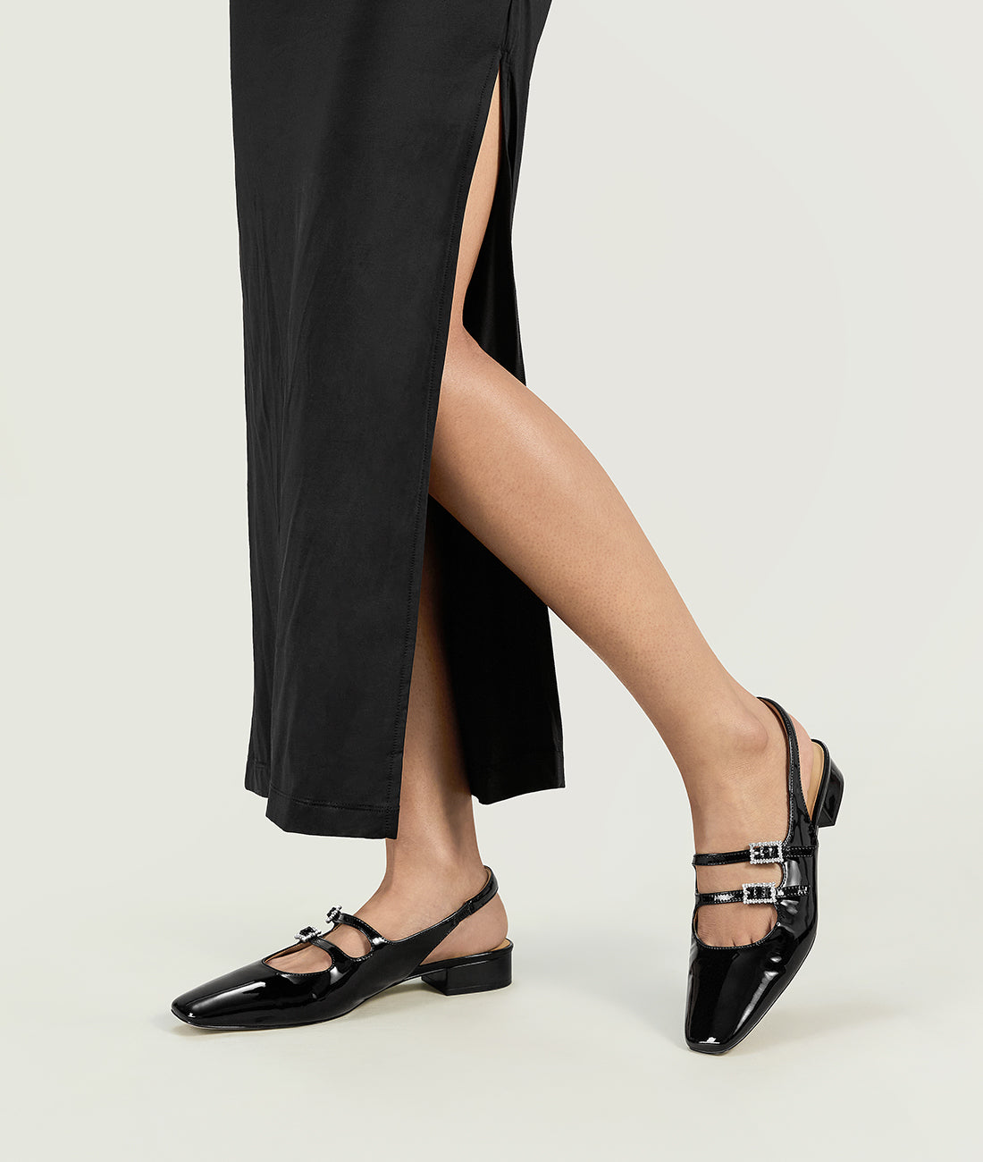 7or9 - Black Lotus Slingback - Slingbacks
