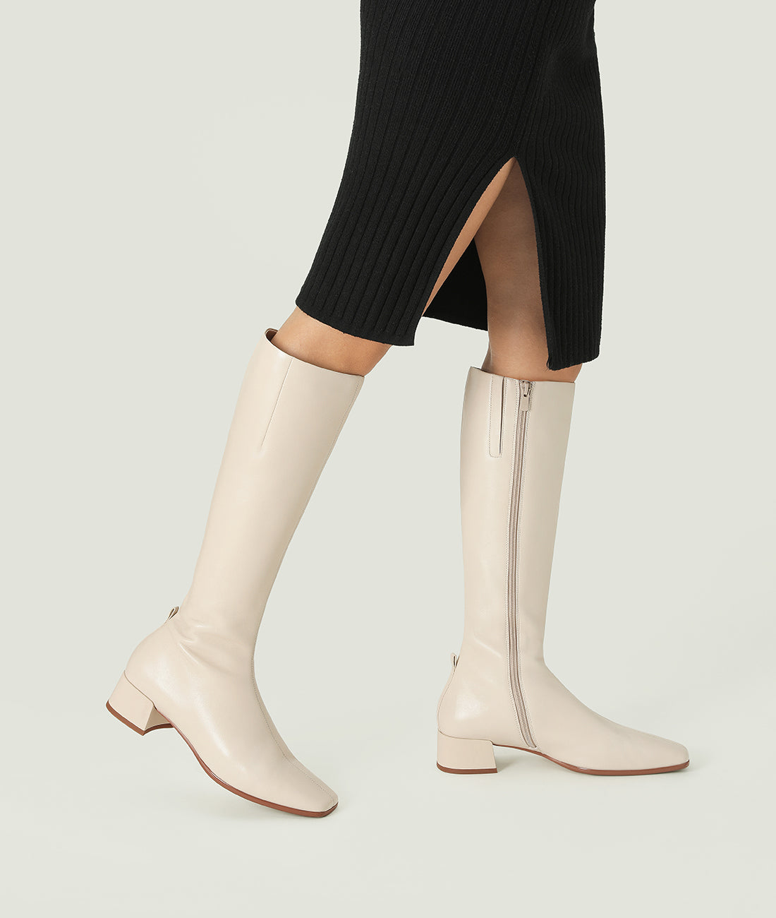 7or9 - Creamy Soup Warmtech Boot (Knee-High Boot) - Warmtech Boots