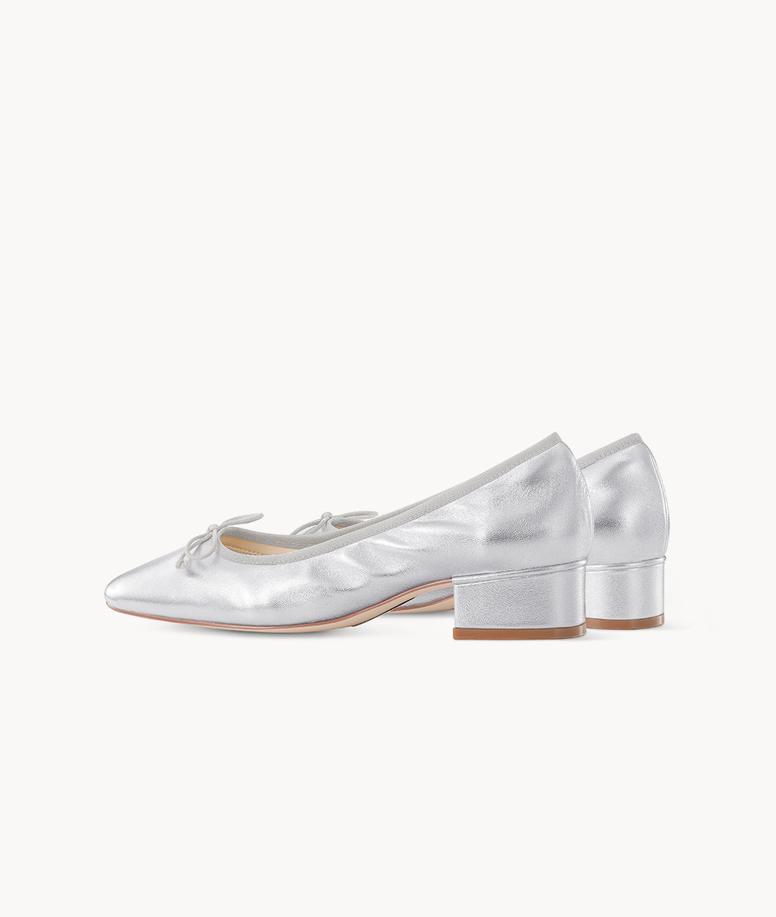 7or9 - Silver Roll Ballet Pump - Pumps
