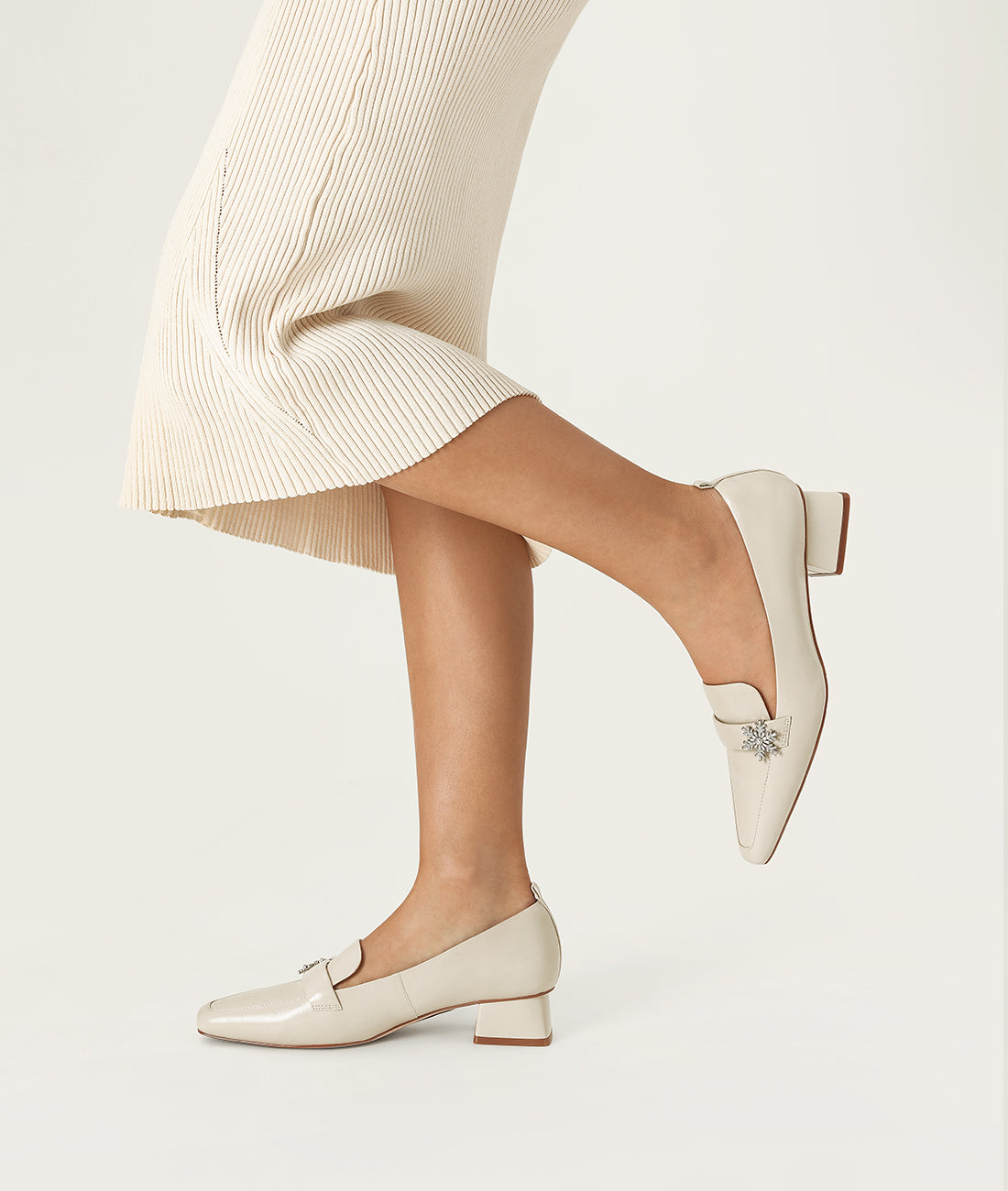 7or9 - Vanilla Cream Loafer - Pumps