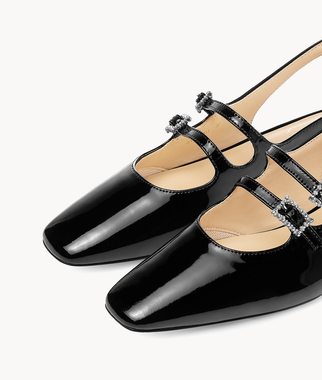7or9 - Black Lotus Slingback - Slingbacks