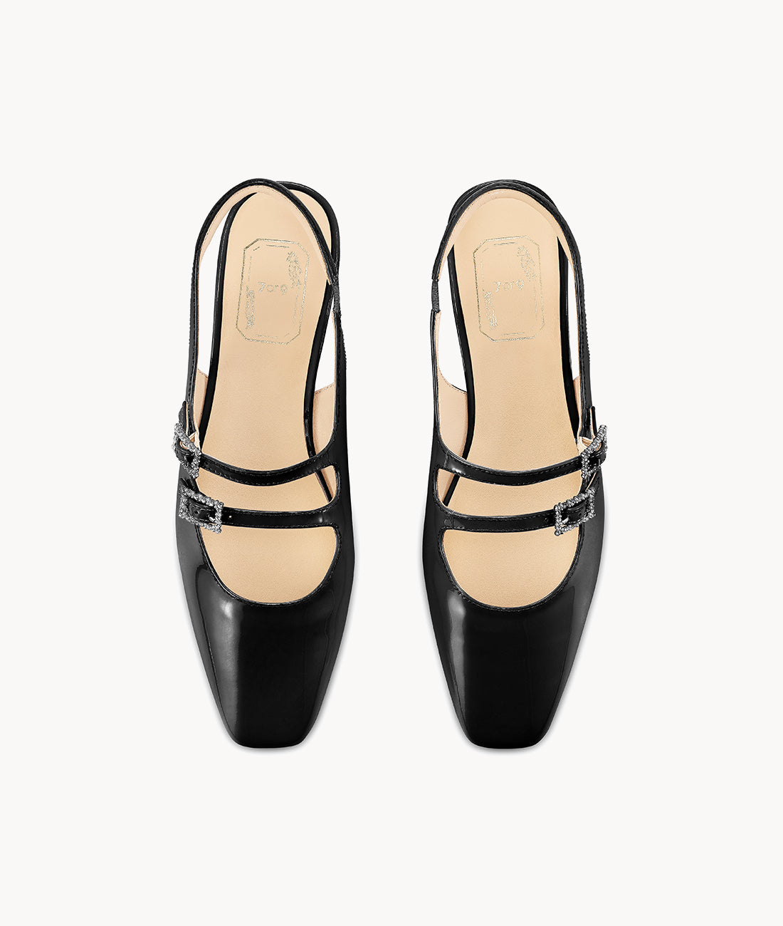 7or9 - Black Lotus Slingback - Slingbacks