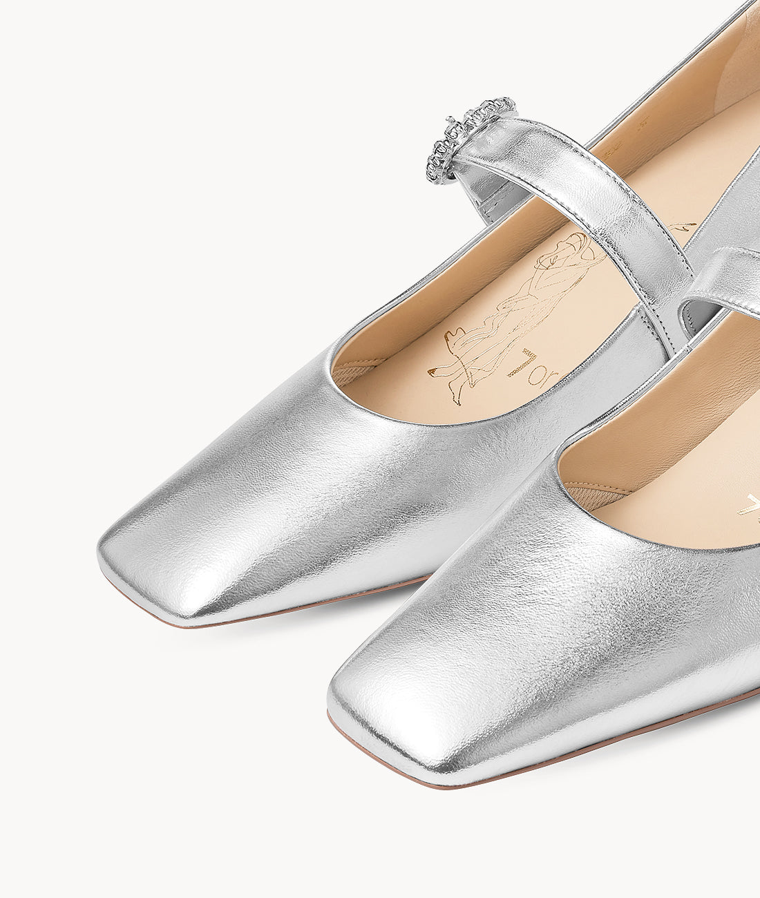 Silver Pearl Candy Mary Jane