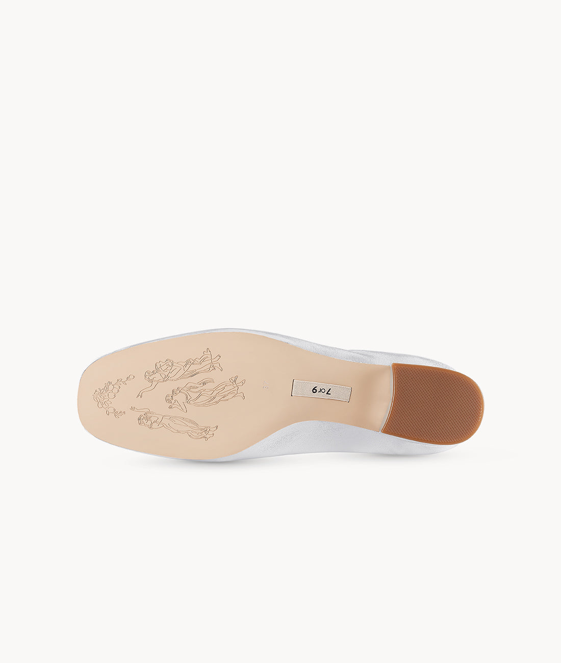 7or9 - Silver Roll Ballet Pump - Pumps
