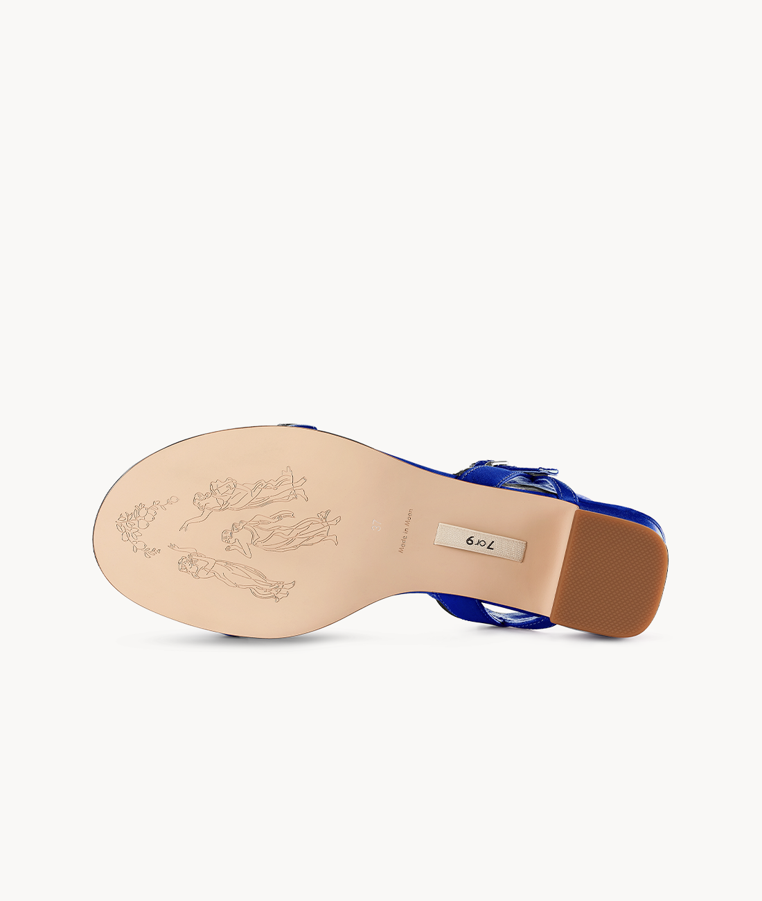 7or9 - Blue False Indigo Sandal - Sandals