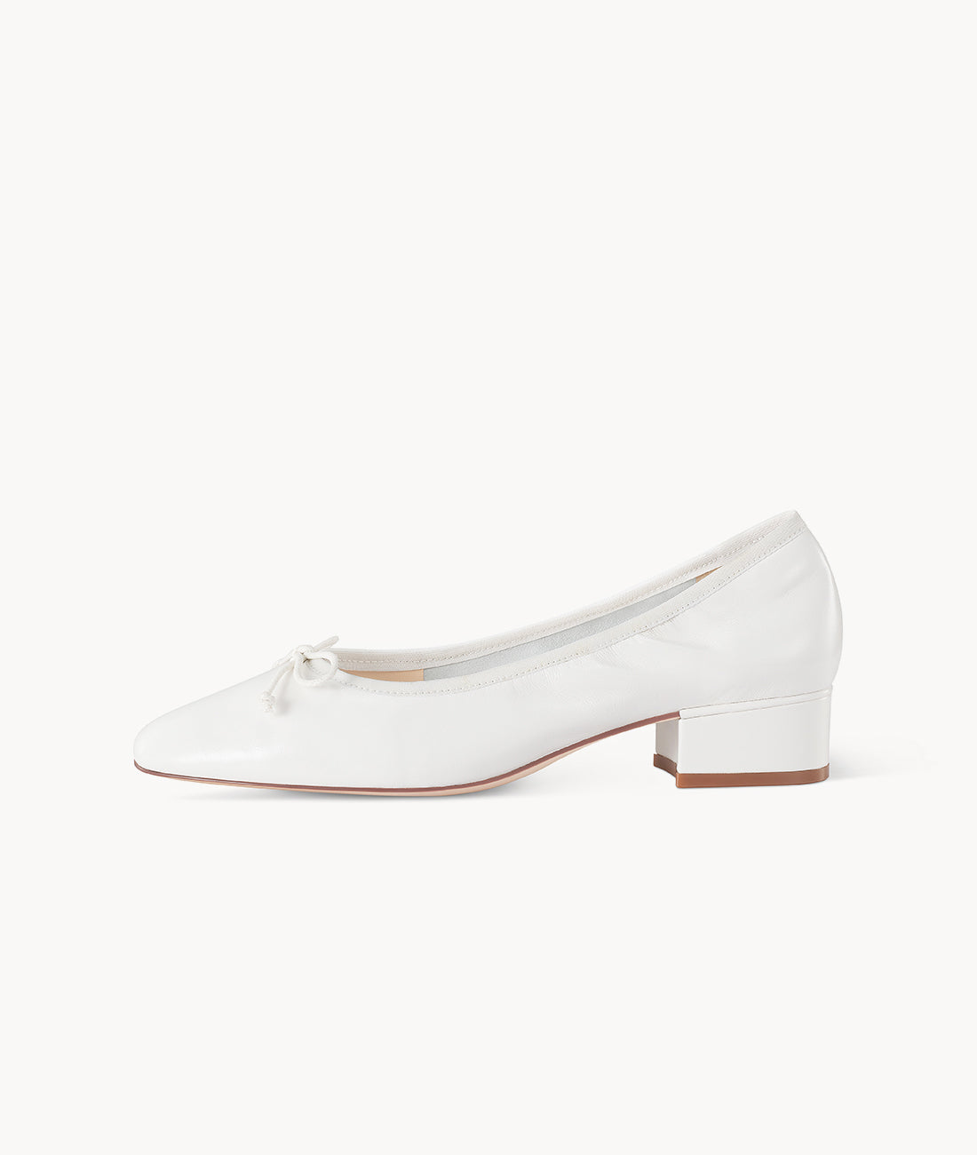 Milk Roll Ballet Pump