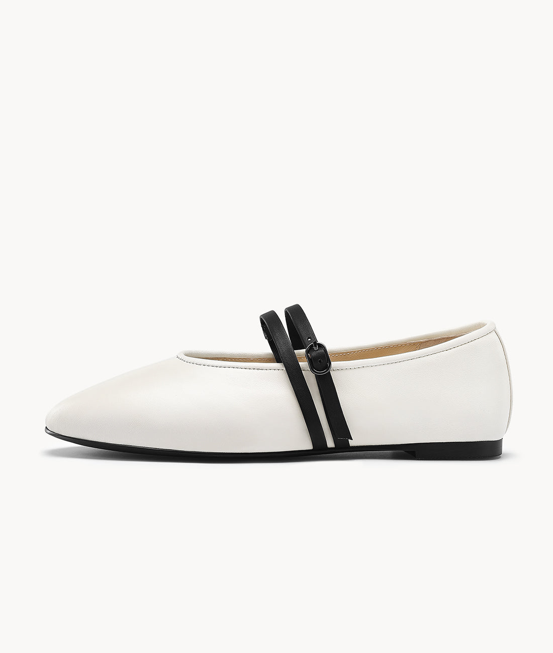 7or9 - Creamy Fluffy Bread Flat - Flats&Loafers
