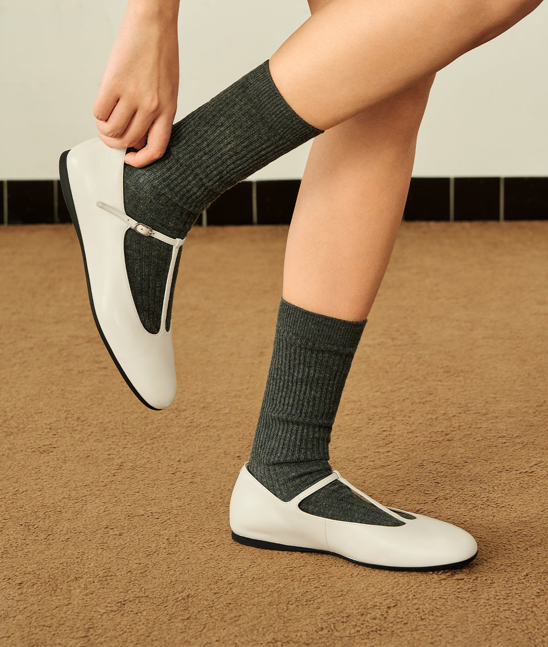 7or9 - Sea Salt Jelly Flat - Flats&Loafers