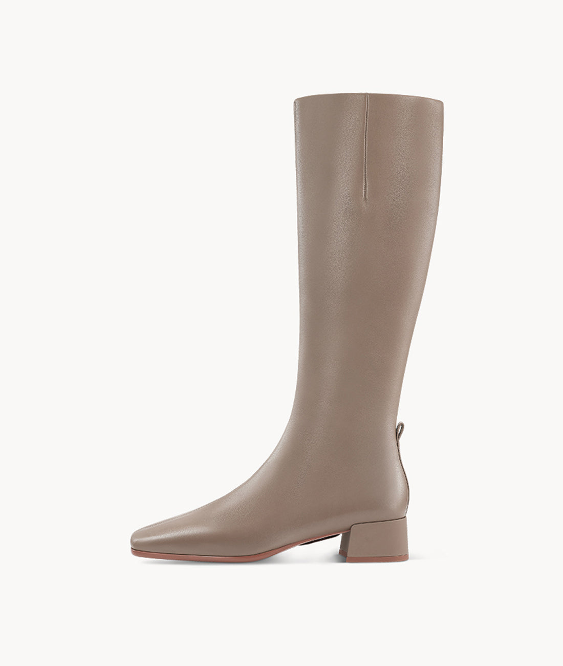 Milk Coffee Warmtech Boot (Knee-High Boot)