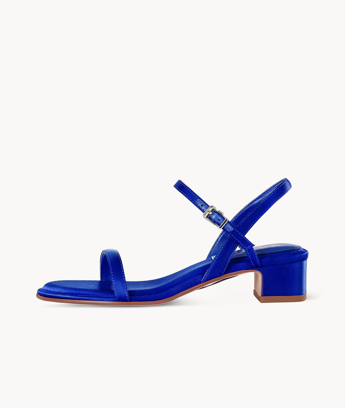 Sofa Series Sandals | Blue Silk Blue False Indigo Sandals with Block Heel | 7or9 6.5 (US) Sofa Series Sandals | Blue Silk Blue False Indigo Sandals with Block Heel | 7or9 6.5 (US)