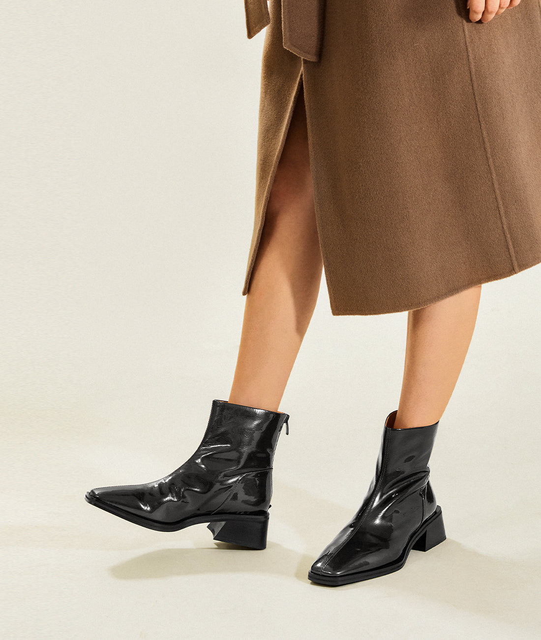 7or9 - Black Coffee Brownie Air-touch Foam Boot - Air-touch Foam Boots