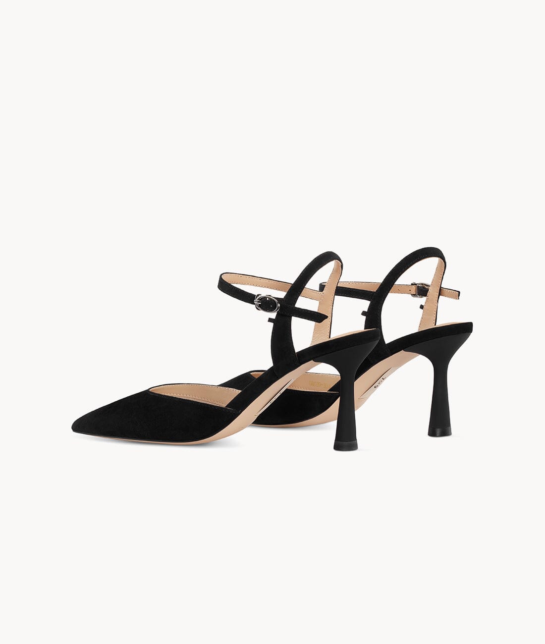 7or9 - Black Crepe Myrtle Slingback - Slingbacks