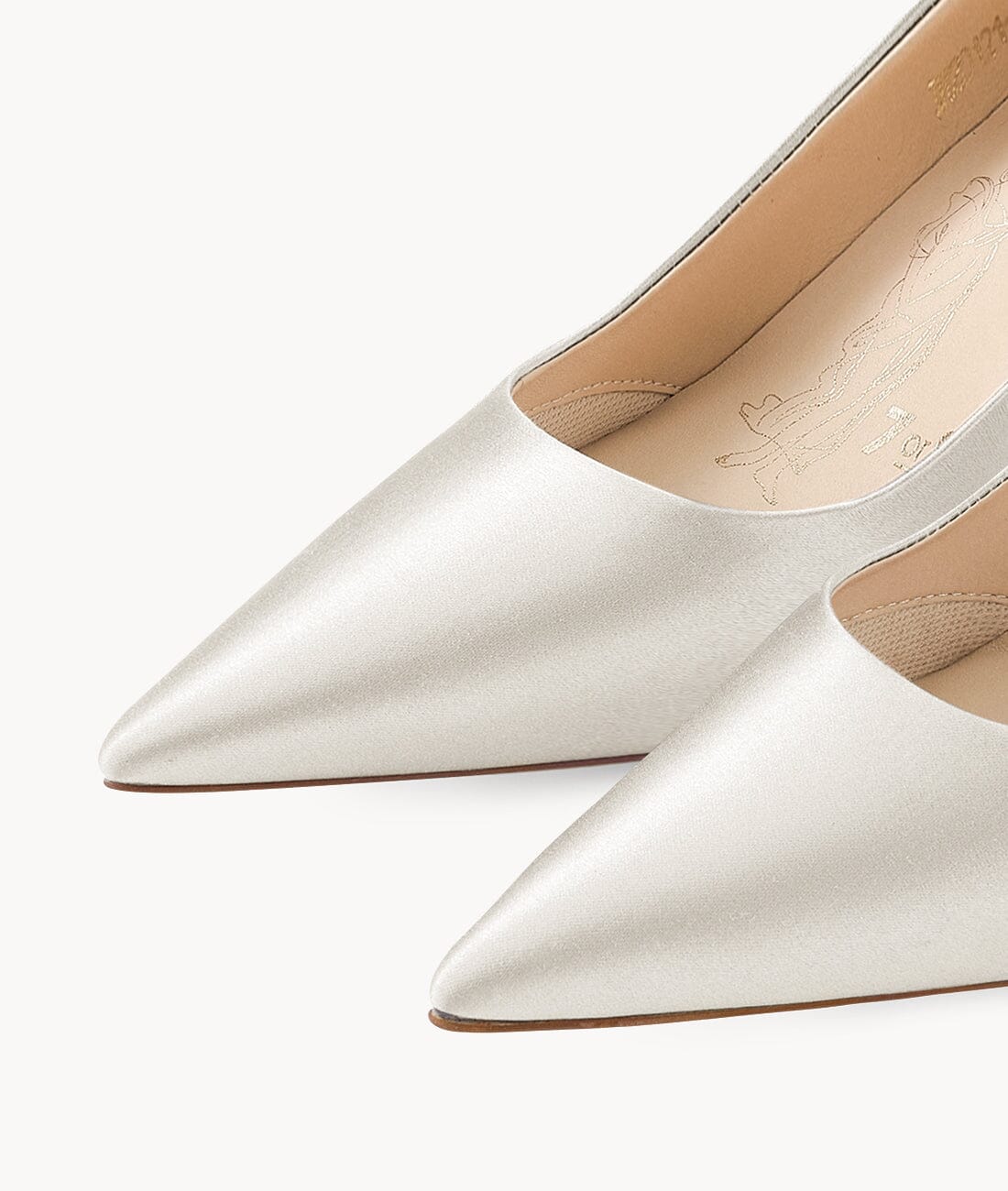 AIR-TOUCH FOAM 9CM silk WEDDING HEELS - Smoothie Pumps 7or9