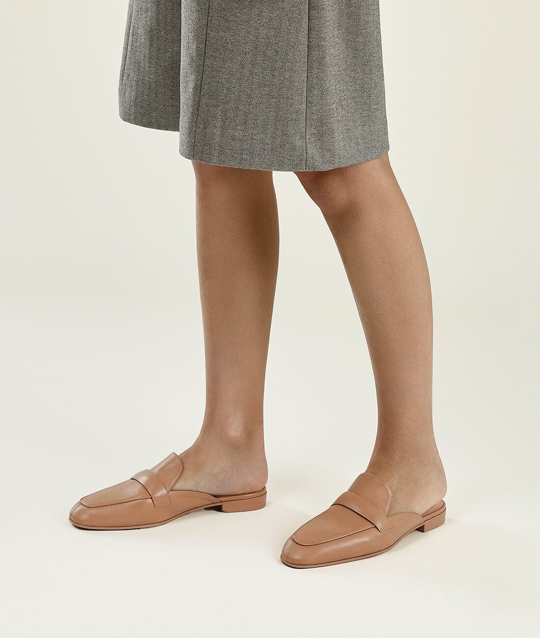 7or9 - Pumpkin Mousse Mule - Flats&Loafers