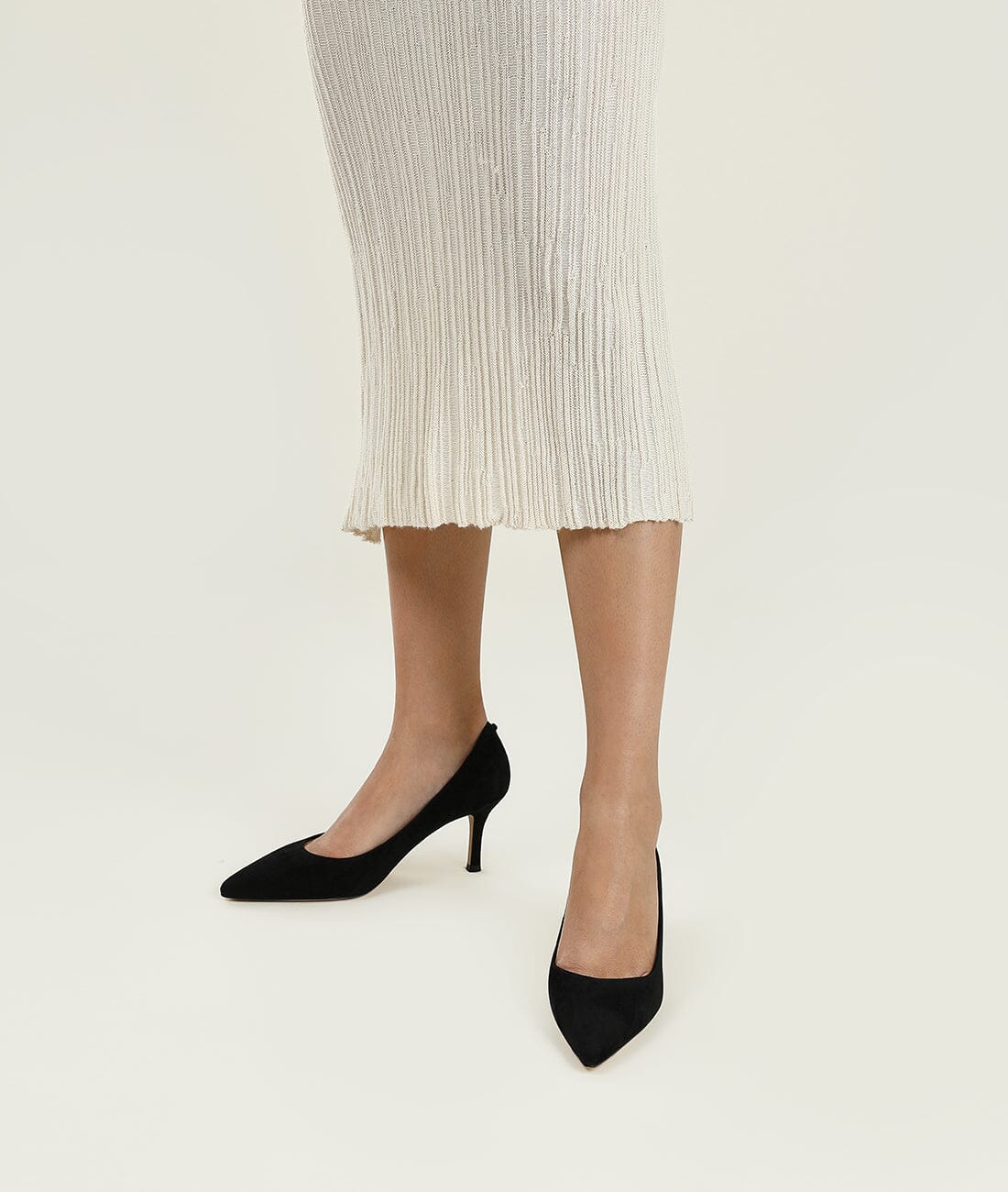 AIR-TOUCH FOAM 7CM BLACK WORK HEELS - Truffle Pumps 7or9 5.0 Shoes Only