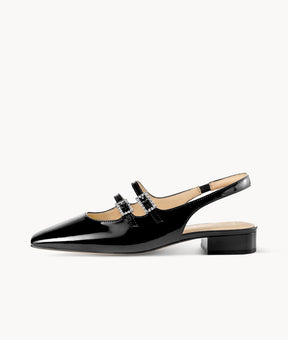 Black Lotus Slingback