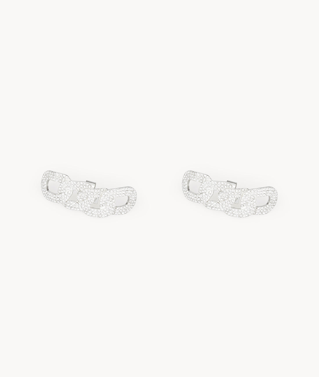 Silver Square Beaded Instep Ankle Chain