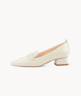 7or9 Vanilla Cream 5.0 Creamy White Sheepskin Shoes only