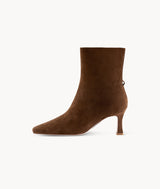 heeled ankle boots 7or9 Brown 5.0