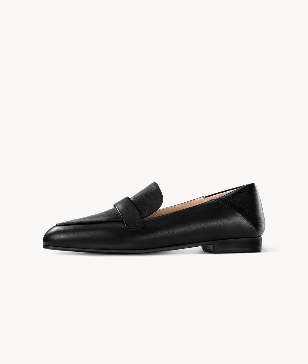 ブラックレザー ローファー plain loafers black 1_67e088eb-19fe-4fe6-be6e-