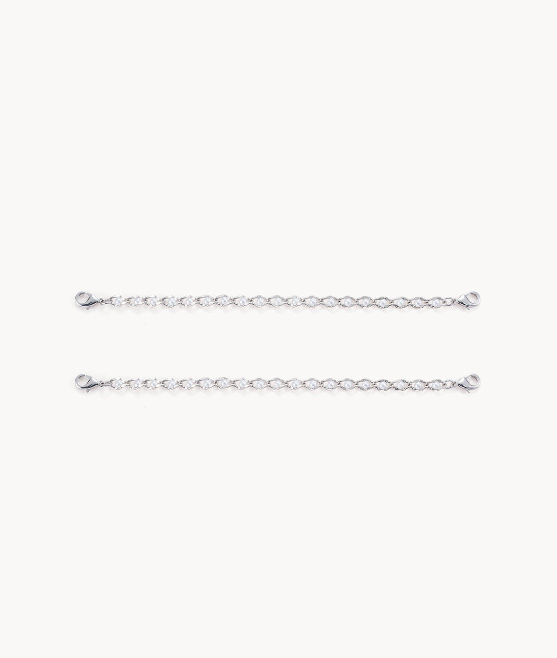 Silver Diamond Chain Buckle