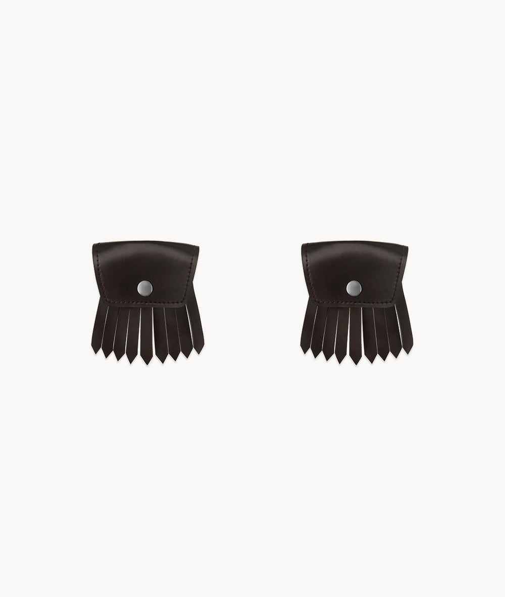 Black Concealed Tassel Buckle