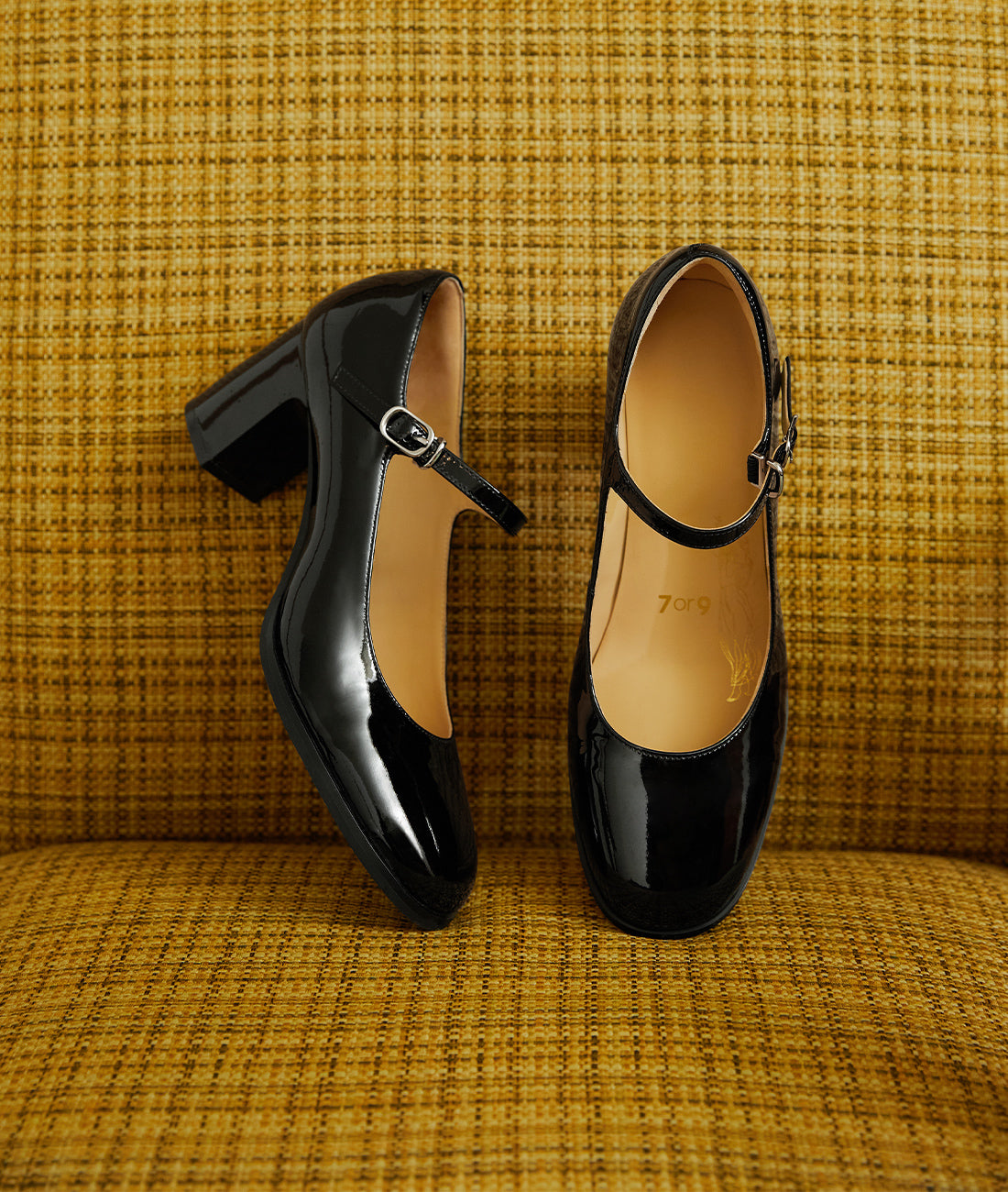 7or9 - Black Mary Jane - Pumps