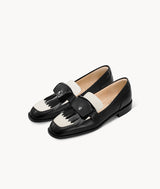 Black Concealed Tassel Buckle for loafers