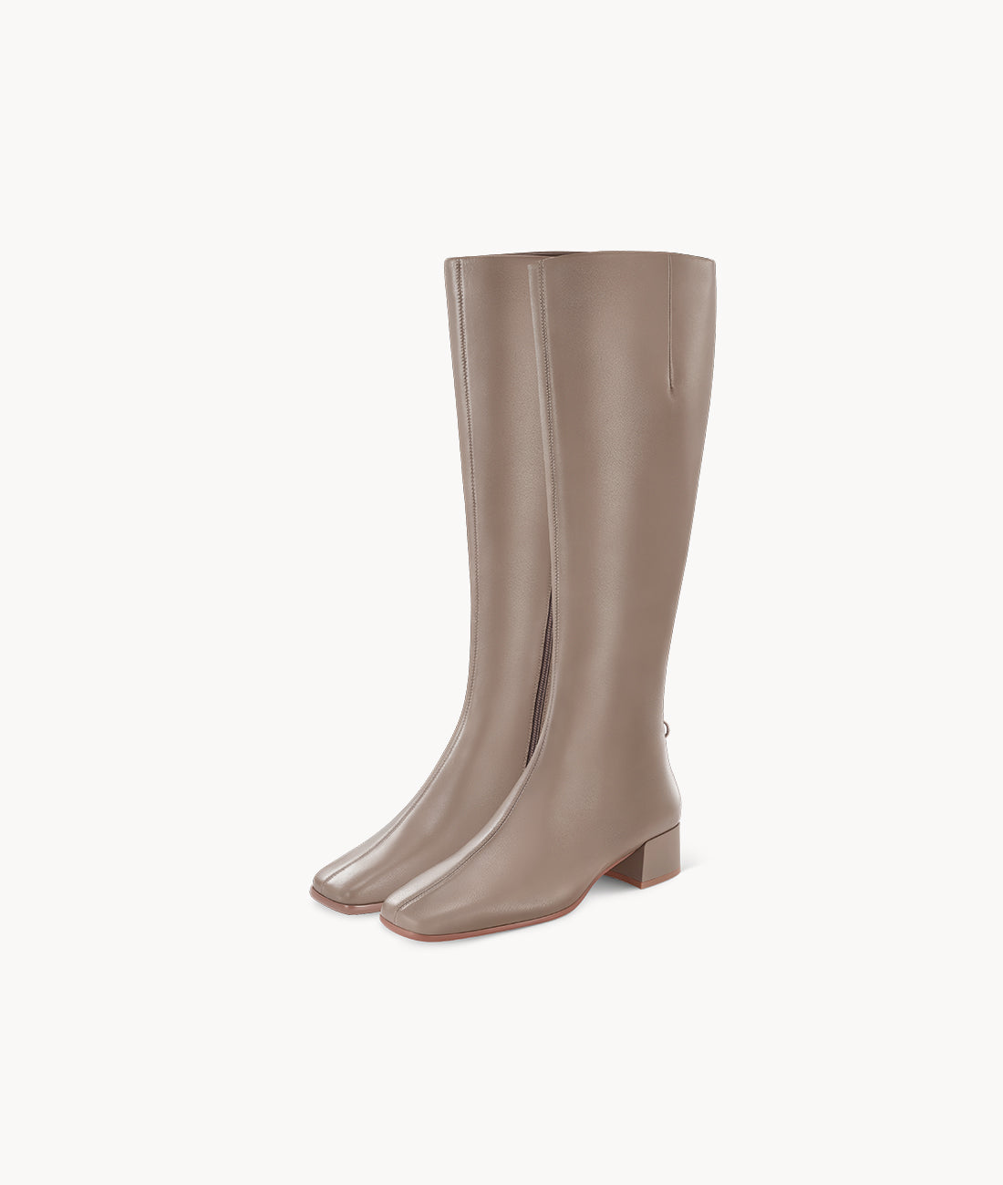 7or9 - Milk Coffee (Knee-High Boot) - Warmtech Boots