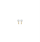 8th Anniversary Pearl Stud Earrings