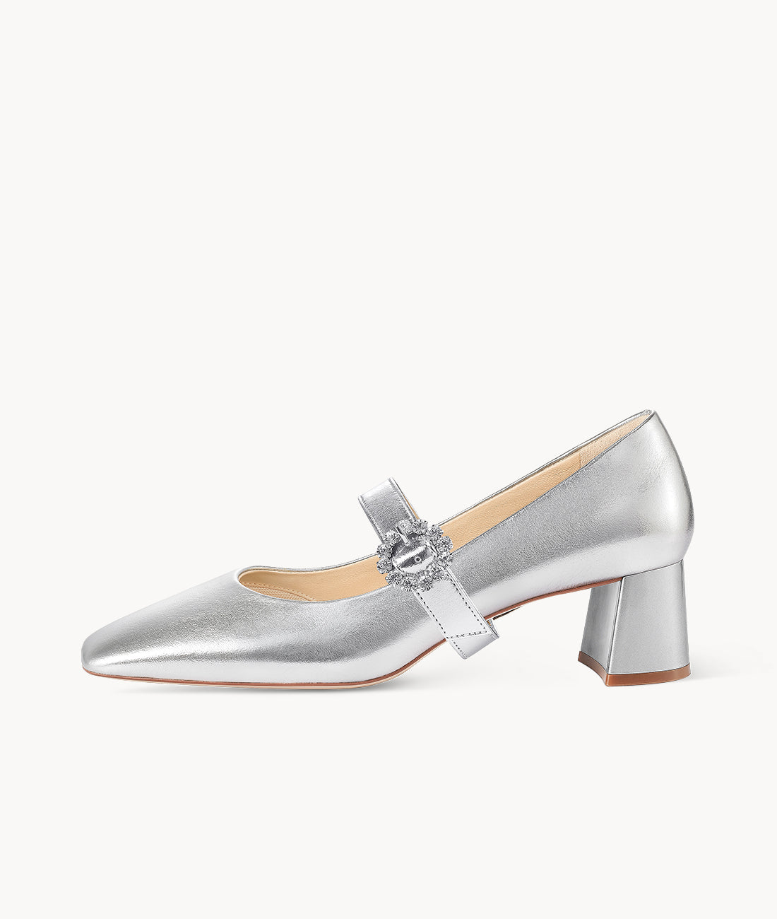 Silver Pearl Candy Mary Jane