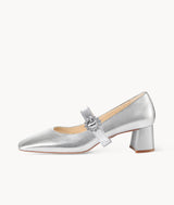 Silver Pearl Candy Mary Jane