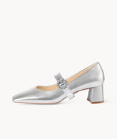 Silver Pearl Candy Mary Jane