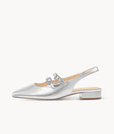 Silver Moon Slingback