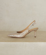 Pink Shell Slingback