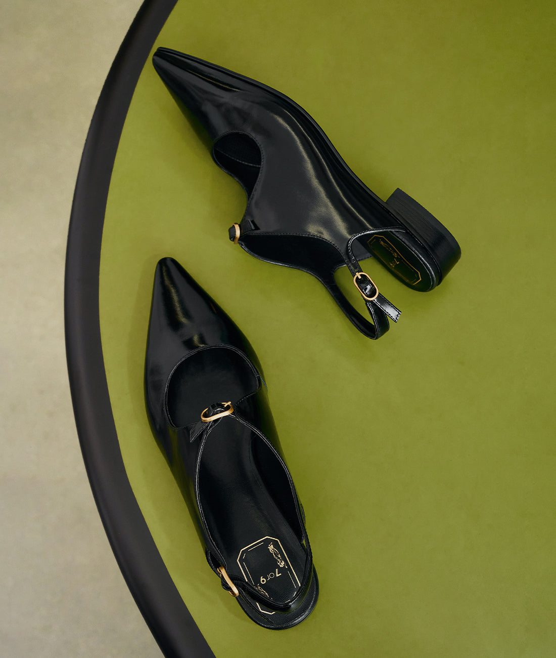 7or9 - Black Cherry Slingback - Slingbacks