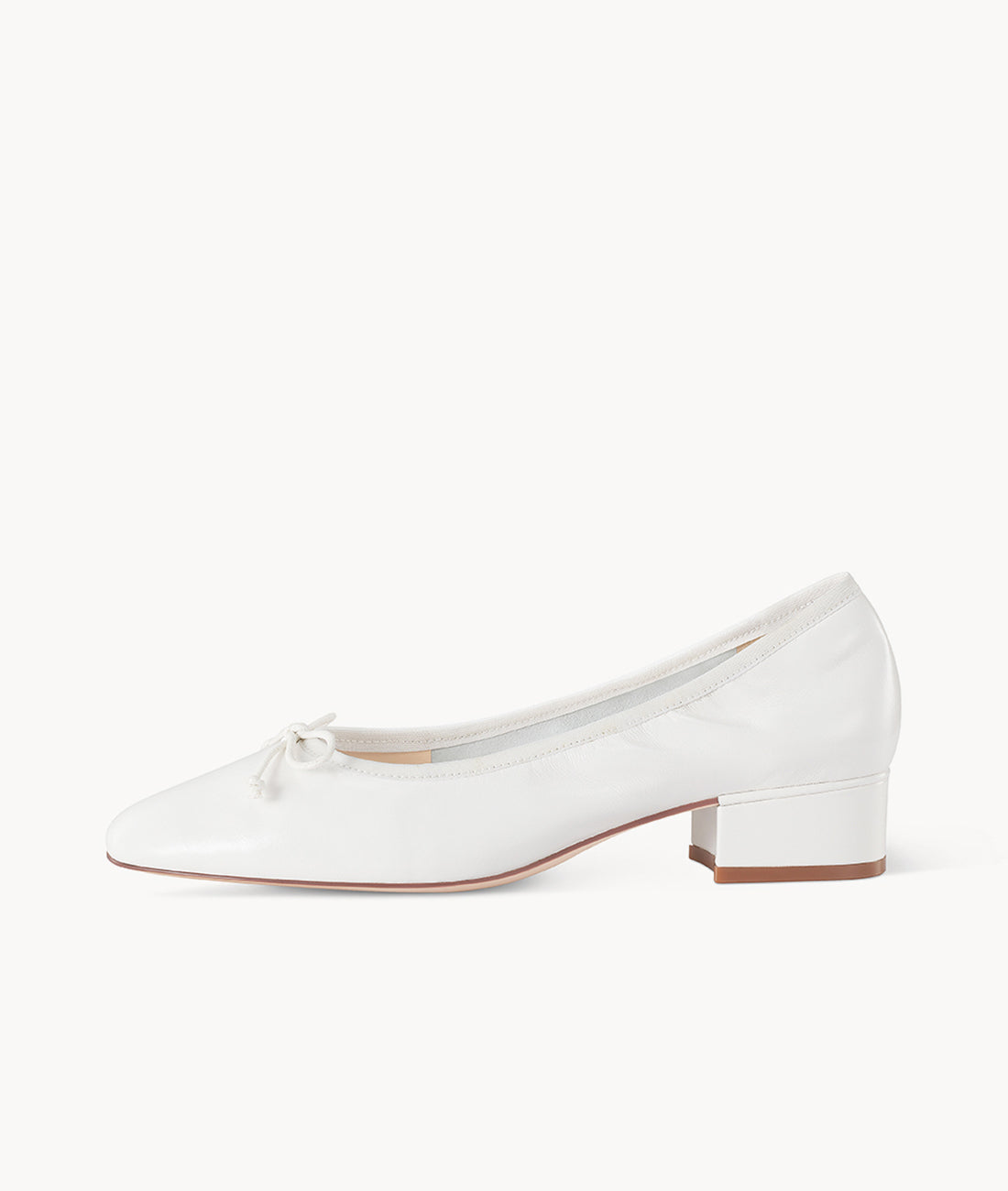 Milk Roll Ballet Pump