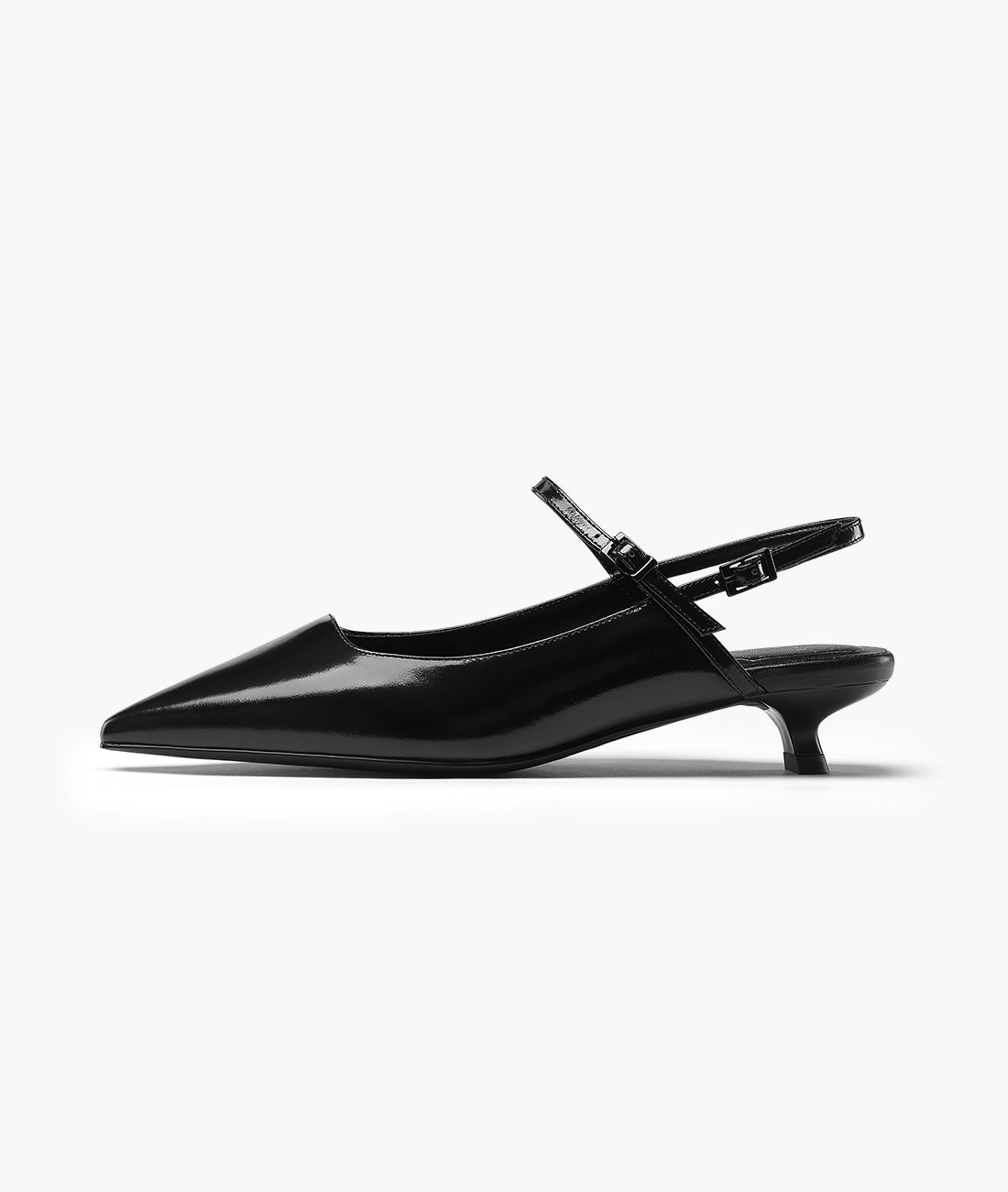 7or9 - Noir Pearl - Slingbacks