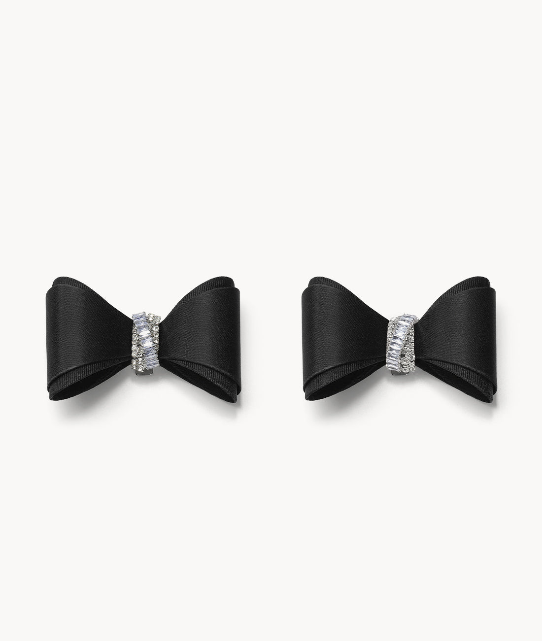 Silk Bow Buckle - Black
