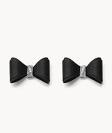 Silk Bow Buckle - Black