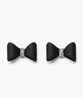 Silk Bow Buckle - Black