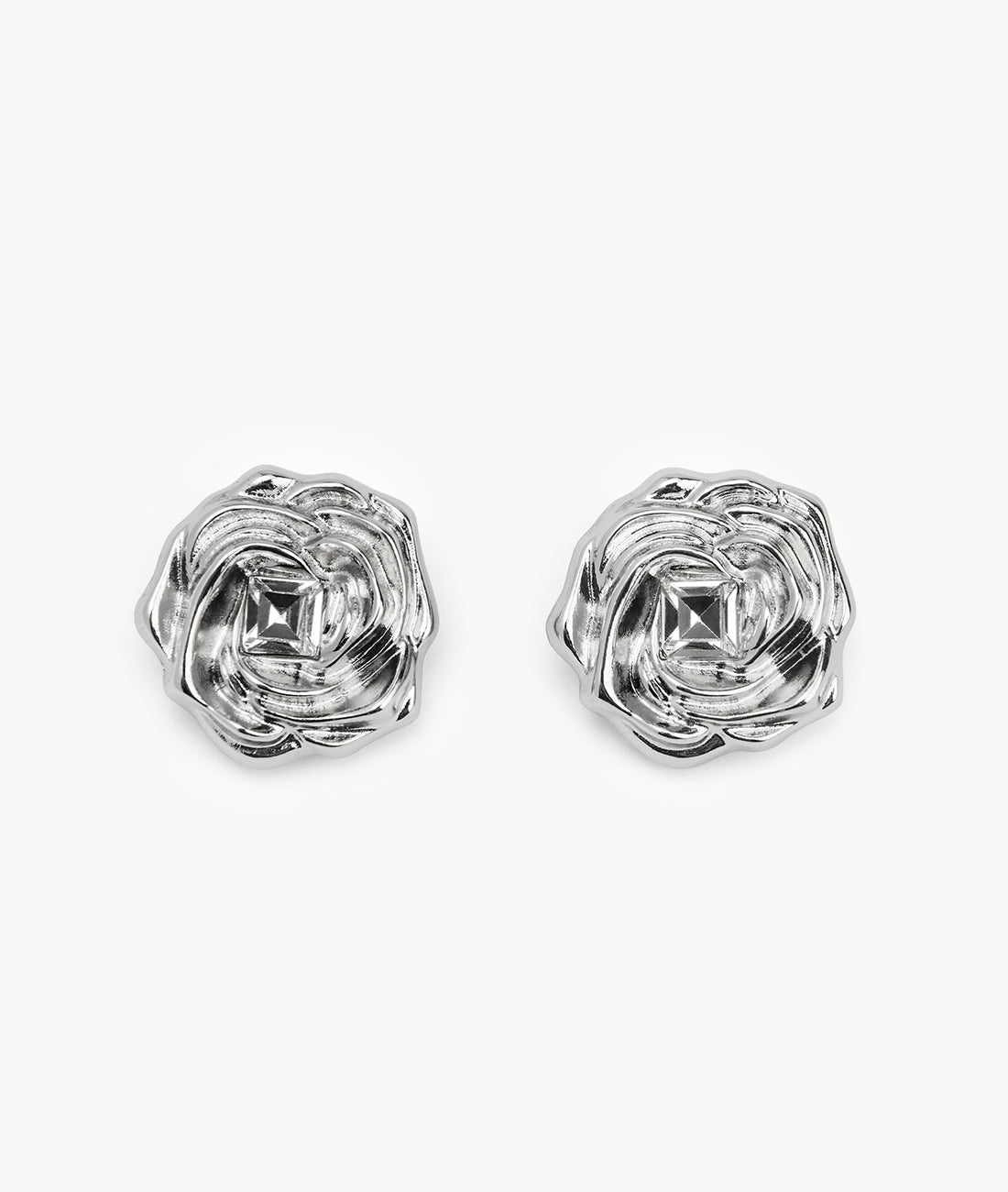 Silver Diamond Chain Buckle