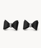 Silk Bow Buckle - Black