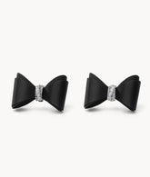 Silk Bow Buckle - Black