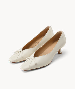 Ivory Macaron Pump