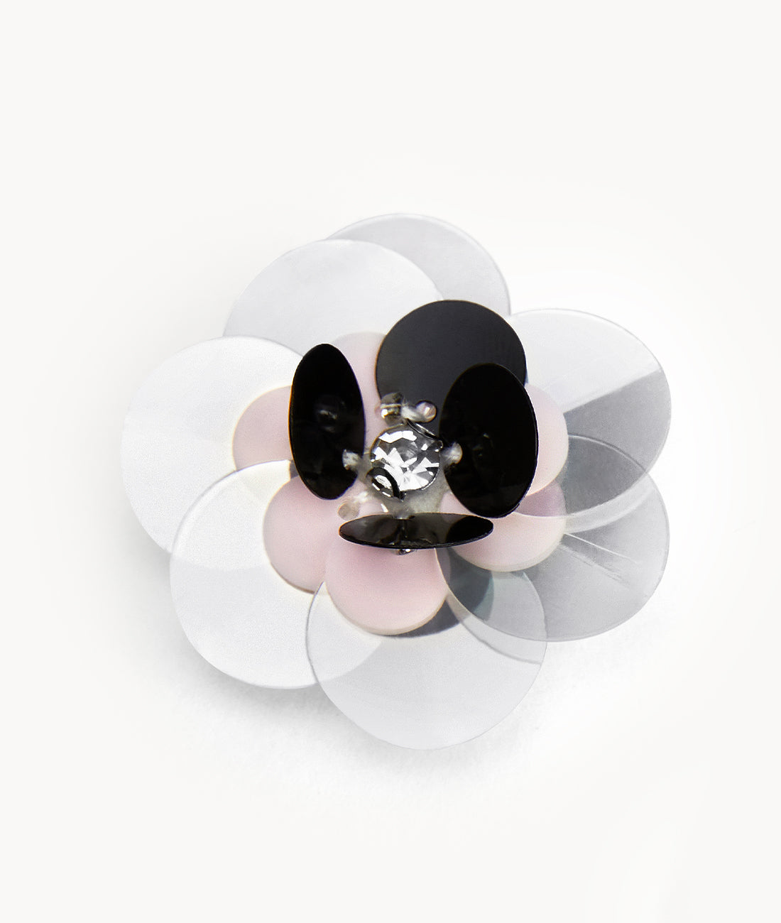 Sequin Flower Buckle - Pink