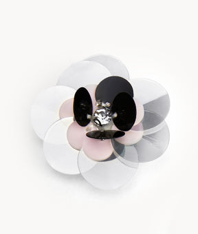 Sequin Flower Buckle - Pink